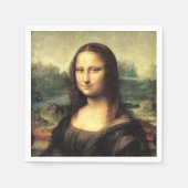 Die Mona Lisa Leonardo da Vinci Serviette (Vorderseite)
