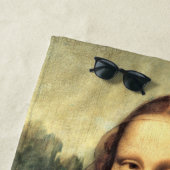 Die Mona Lisa Leonardo da Vinci Strandtuch (Beispiel)