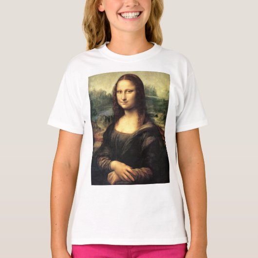 Die Mona Lisa Leonardo da Vinci T-Shirt (Vorderseite)