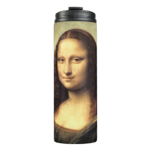 Die Mona Lisa Leonardo da Vinci Thermosbecher