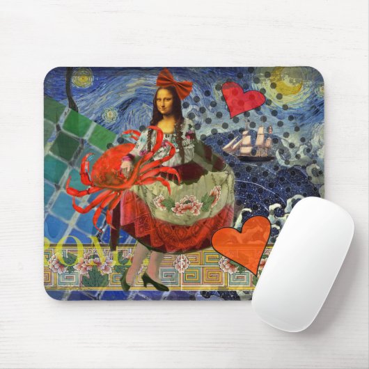 Die Mona Lisa Mousepad (Mit Mouse)