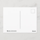 Die Mona Lisa Postkarte (Rückseite)