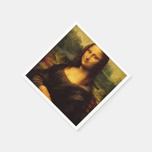 Die Mona Lisa Serviette (Ecke)