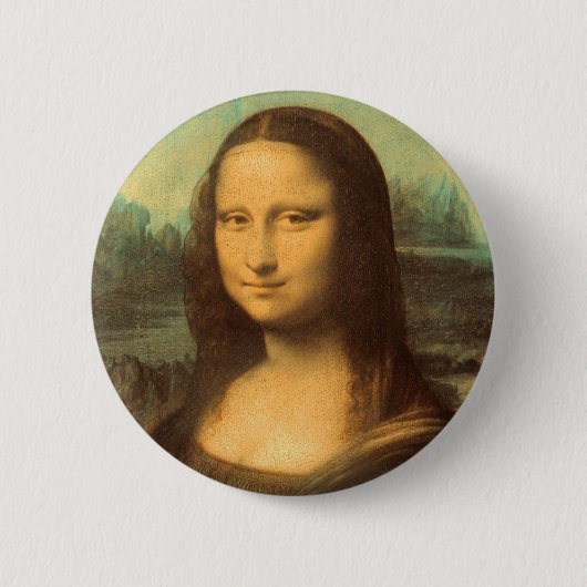 Die Mona Lisa von Leonardo da Vinci Button (Vorderseite)