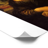 Die Mona Lisa von Leonardo Da Vinci c. 1503-1505 Poster (Ecke)