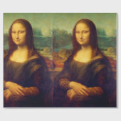 Die Mona Lisa von Leonardo Da Vinci Geschenkpapier (Flach)