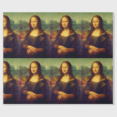 Die Mona Lisa von Leonardo Da Vinci Geschenkpapier (Flach)