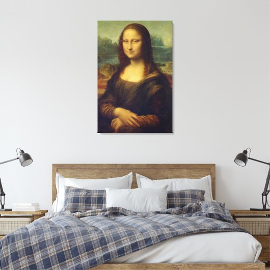 Die Mona Lisa von Leonardo Da Vinci Leinwanddruck (Insitu (Schlafzimmer))