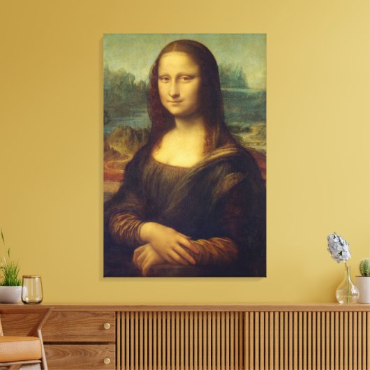 Die Mona Lisa von Leonardo Da Vinci Leinwanddruck (Insitu (Wohnzimmer))
