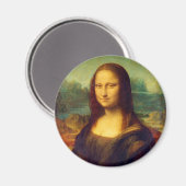 Die Mona Lisa von Leonardo Da Vinci Magnet (Vorderseite/Rückseite)