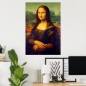 Die Mona Lisa von Leonardo Da Vinci Poster (Heimbüro)