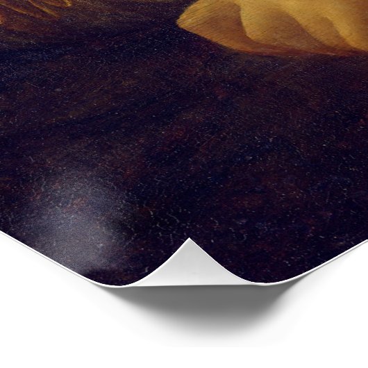 Die Mona Lisa von Leonardo Da Vinci Poster (Ecke)