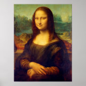 Die Mona Lisa von Leonardo Da Vinci Poster (Vorne)