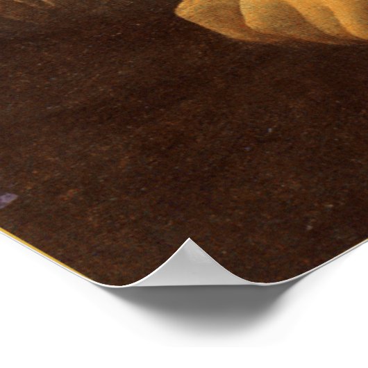 Die Mona Lisa von Leonardo da Vinci Poster (Ecke)