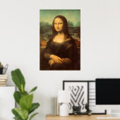 Die Mona Lisa von Leonardo da Vinci Poster (Heimbüro)