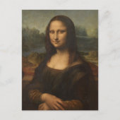 Die Mona Lisa von Leonardo da Vinci Postkarte (Vorderseite)