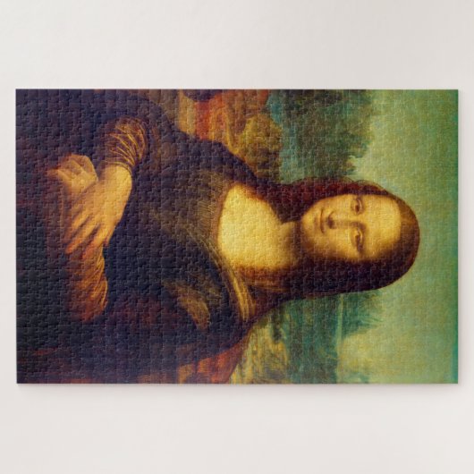 Die Mona Lisa von Leonardo Da Vinci Puzzle (Horizontal)