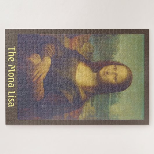 Die Mona Lisa von Leonardo Da Vinci Puzzle (Horizontal)