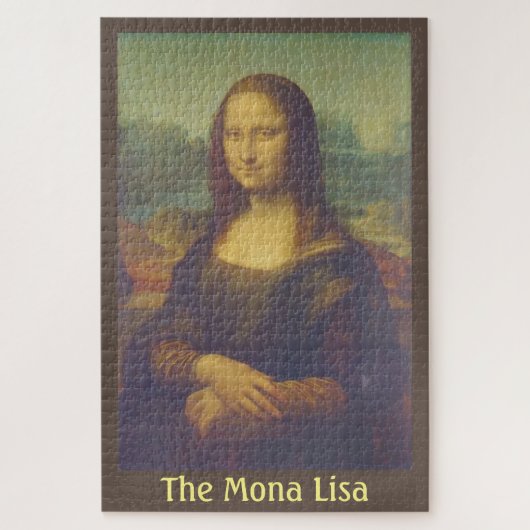 Die Mona Lisa von Leonardo Da Vinci Puzzle (Vertikal)