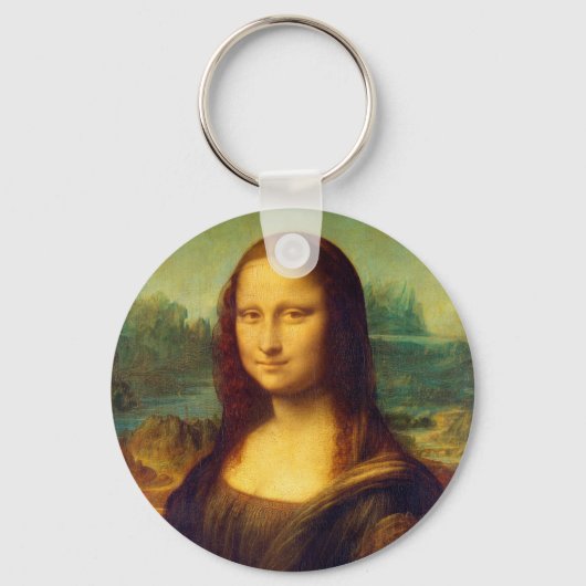 Die Mona Lisa von Leonardo Da Vinci Schlüsselanhänger (Vorderseite)