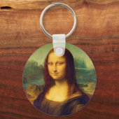 Die Mona Lisa von Leonardo Da Vinci Schlüsselanhänger (Vorderseite)
