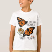Die Monarchen-Pflanze gerettet einige Milkweed But T-Shirt (Vorderseite)