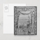 Die monate oder königliche Residenz Postkarte (Vorne/Hinten)