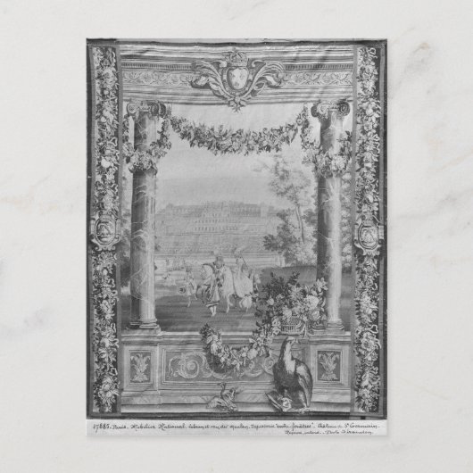 Die monate oder königliche Residenz Postkarte (Vorderseite)