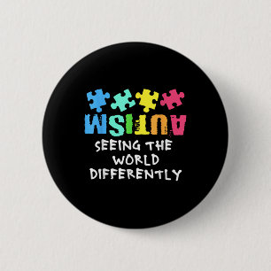 Die monatliche Unterstützung des Autismus für die Button