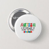 Die monatliche Unterstützung des Autismus für die  Button (Vorne & Hinten)