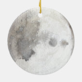 Die Mond-Planeten-Aquarell-Verzierung Keramik Ornament (Hinten)