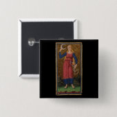 Die Mond-Tarot-Karte Button (Vorne & Hinten)