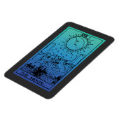 Die Mond-Tarot-Karte zeigt das Magnet (Linke Seite)