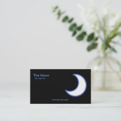Die Mond-Visitenkarte Visitenkarte (Stehend Vorderseite)