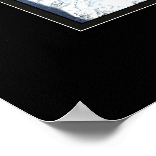 Die mondäne Raupe Poster (Ecke)