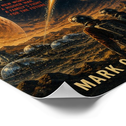 Die Monde von Morag Poster (Ecke)