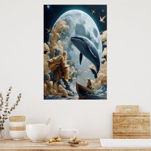 Die Mondfische der Fischer Poster (Küche)