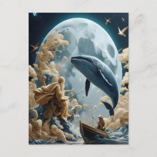 Die Mondfische der Fischer Postkarte (Vorderseite)