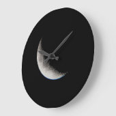 Die Mondkontrolle Große Wanduhr (Winkel)