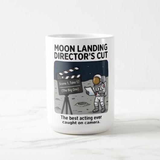 Die "Mondlandung: Director's Cut" Kaffeetasse (Mittel)