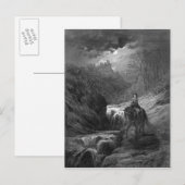 Die Mondlichtreise Postkarte (Vorne/Hinten)
