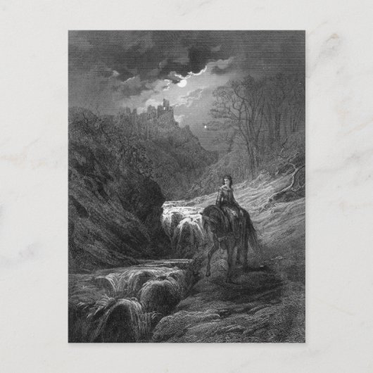 Die Mondlichtreise Postkarte (Vorderseite)