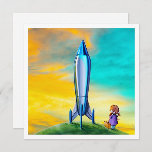 Die Mondmission - Mini Print (Vorne/Hinten)