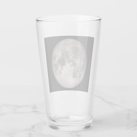 Die Mondnähe (Mondlandschaft) Glas (Rückseite)