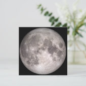 Die Mondnähe (Mondlandschaft) Karte (Stehend Vorderseite)