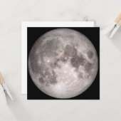 Die Mondnähe (Mondlandschaft) Karte (Vorderseite/Rückseite Beispiel)