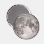 Die Mondnähe (Mondlandschaft) Magnet (Vorderseite/Rückseite)