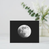 Die Mondoberfläche mit Krater Postkarte (Stehend Vorderseite)