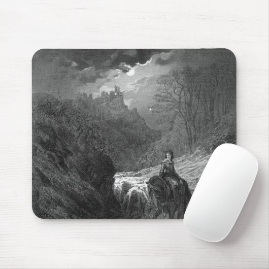 Die Mondschein-Fahrt Mousepad (Mit Mouse)