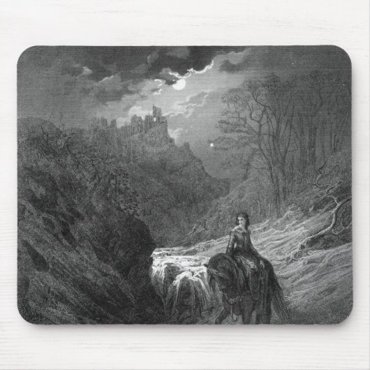 Die Mondschein-Fahrt Mousepad (Vorne)